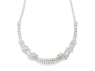 Smycken, COLLIER, 18K vitguld