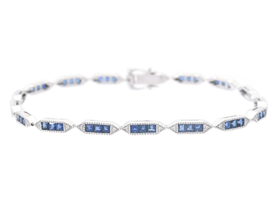 Smycken, ARMBAND, 18K vitguld