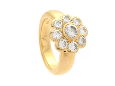 Smycken, RING, 18K guld