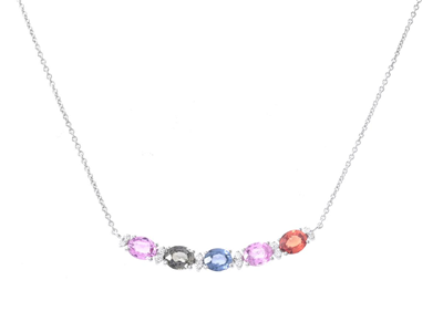 Smycken, COLLIER, 18K vitguld