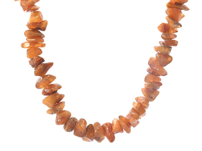 Smycken, COLLIER, bärnsten