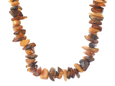 Smycken, COLLIER, bärnsten