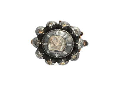 Smycken, LÅS, silver/18K guld