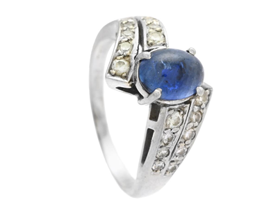 Smycken, RING, 18K vitguld