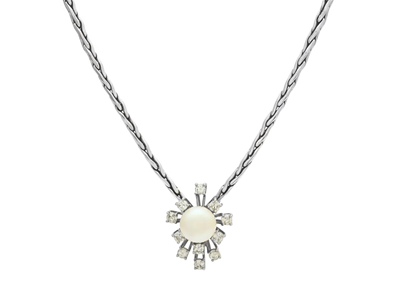 Smycken, COLLIER, 18K vitguld