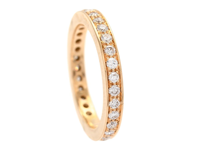 Smycken, HELALLIANSRING, 18K guld