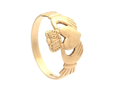 Smycken, CLADDAGH RING, 9K guld