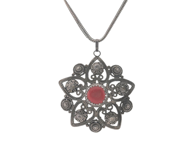 Smycken, HÄNGE MED KEDJA, sterlingsilver