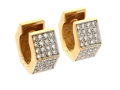 Smycken, ÖRHÄNGEN, 18K guld