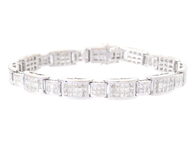 Smycken, ARMBAND, 18K vitguld