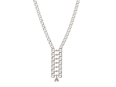 Smycken, COLLIER, silver