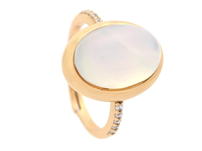 Smycken, RING, förgyllt sterlingsilver