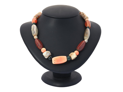 Smycken, COLLIER, agat