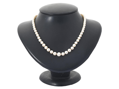 Smycken, PÄRLCOLLIER, odlade pärlor