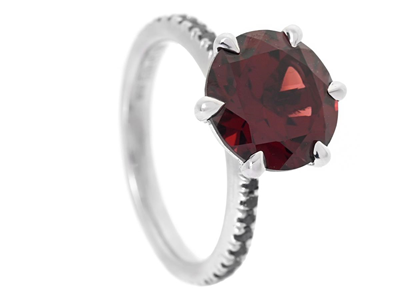 Smycken, RING, 18K vitguld