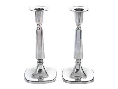 Silver, T. ELDH, ljusstakar