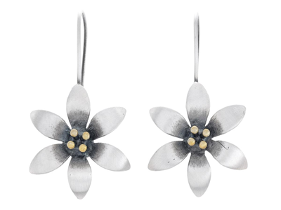 Smycken, ÖRHÄNGEN, blommor