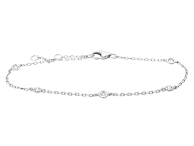 Smycken, ARMBAND, 18K vitguld