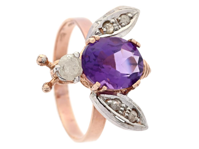 Smycken, RING, 9K guld