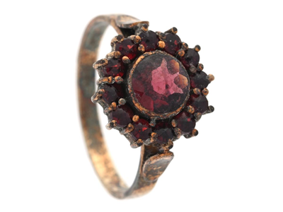 Smycken, RING, silver