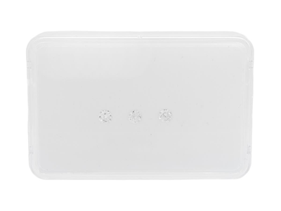 Ädelstenar, DIAMANTER, 3 st briljantslipade