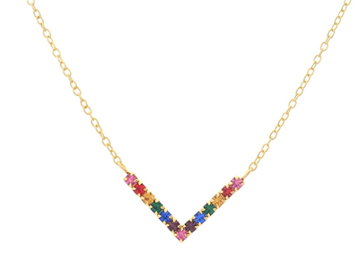 Smycken, COLLIER, förgyllt sterlingsilver