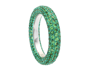 Smycken, RING, 18K vitguld