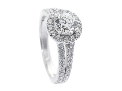 Smycken, RING, 18K vitguld