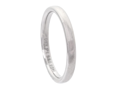 Smycken, SLÄT RING, platina 950