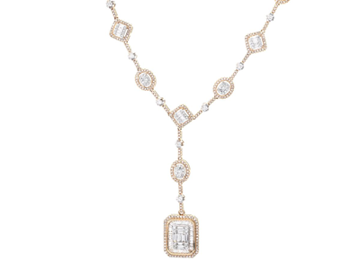 Smycken, COLLIER, 14K guld/vitguld