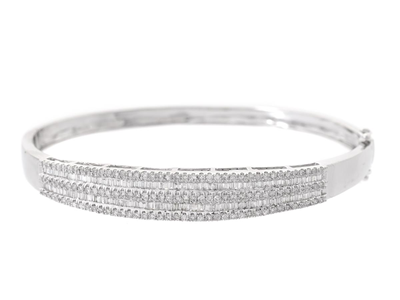 Smycken, ARMRING, 14K vitguld