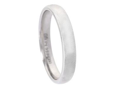 Smycken, SLÄT RING, platina 950