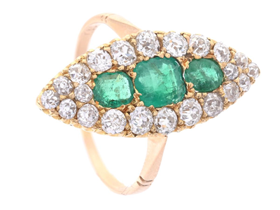 Smycken, RING, 18K guld