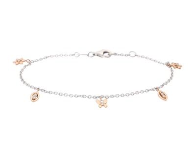 Smycken, ARMBAND, 18K vitguld och roséguld