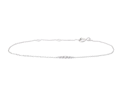 Smycken, ARMBAND, 18K vitguld