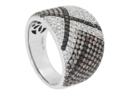 Smycken, RING, 18K vitguld