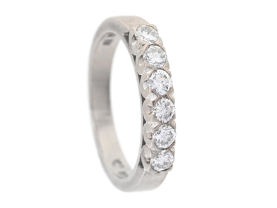 Smycken, ALLIANSRING, 18K vitguld