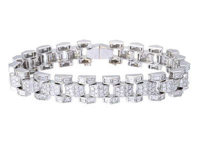 Smycken, ARMBAND, 18K vitguld