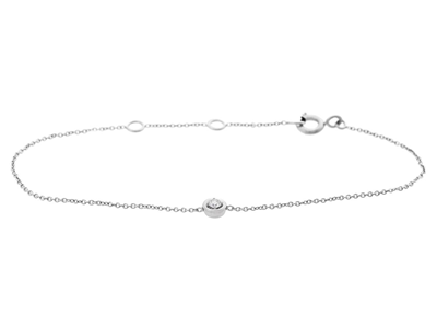 Smycken, ARMBAND, 18K vitguld