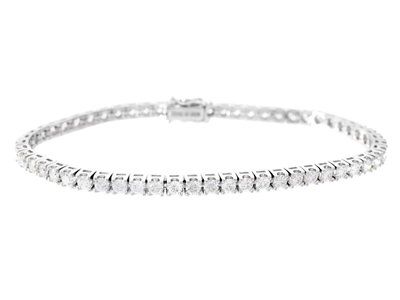 Smycken, TENNISARMBAND, 18K guld