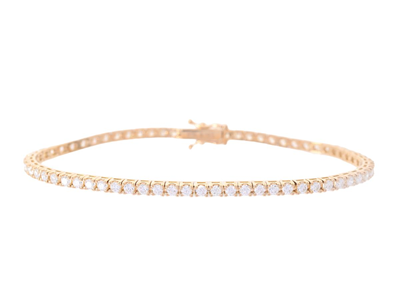 Smycken, TENNISARMBAND, 18K guld