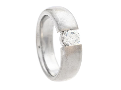 Smycken, RING, 18K vitguld