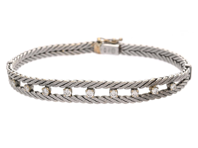 Smycken, ARMBAND, 18K vitguld