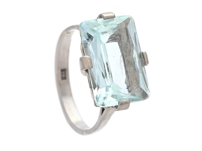 Smycken, RING, 18K vitguld