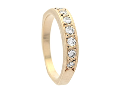 Smycken, ALLIANSRING, 14K guld