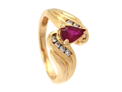 Smycken, RING, 14K guld