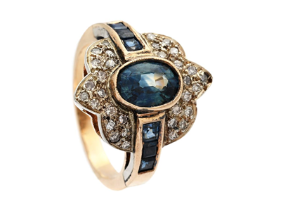 Smycken, RING, 14K guld