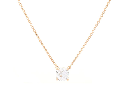 Smycken, ENSTENSCOLLIER, 18K guld