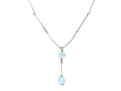 Smycken, COLLIER, 18K vitguld