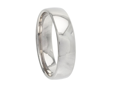 Smycken, SLÄT RING, 18K vitguld